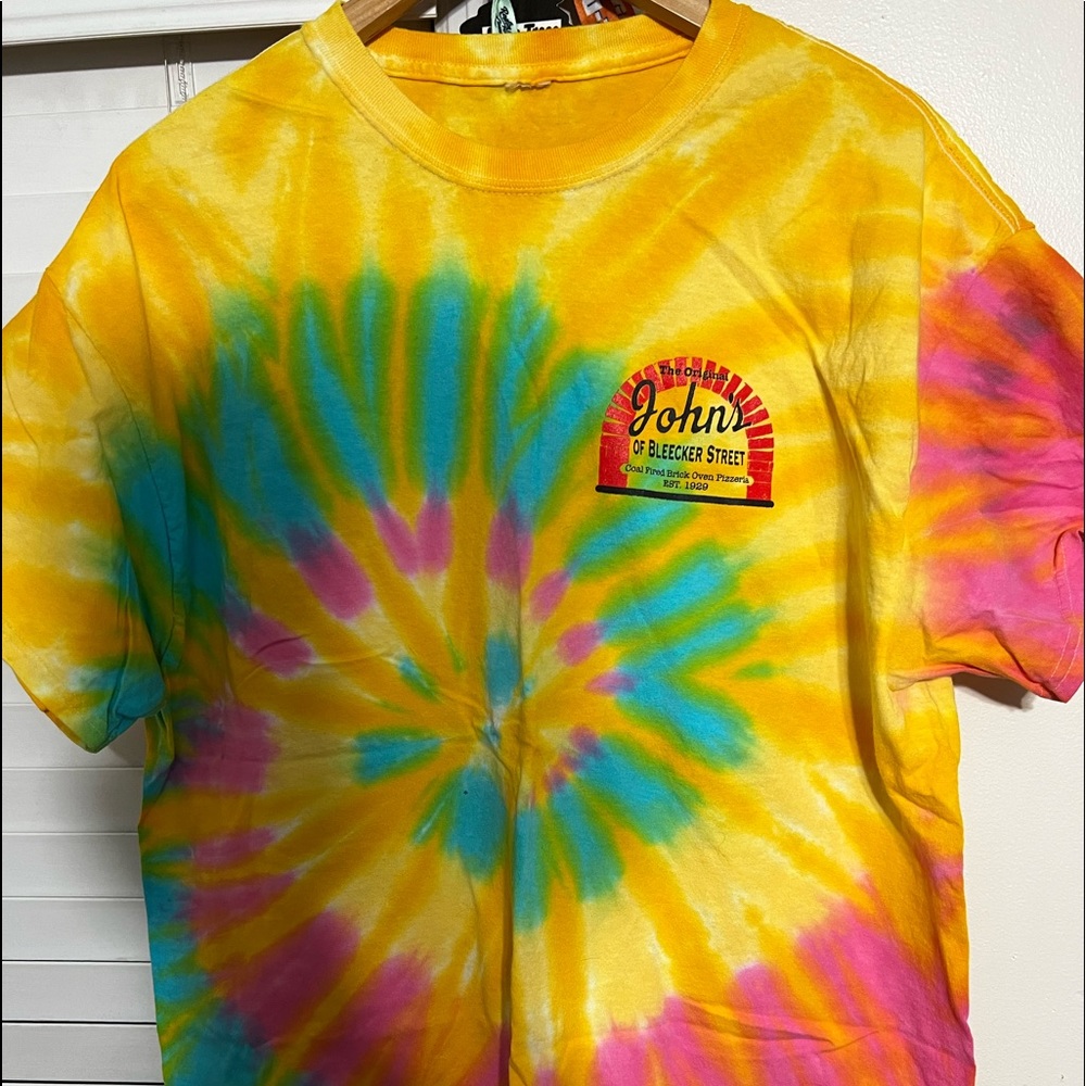 RARE Johns of Bleecker tie dye t-shirt